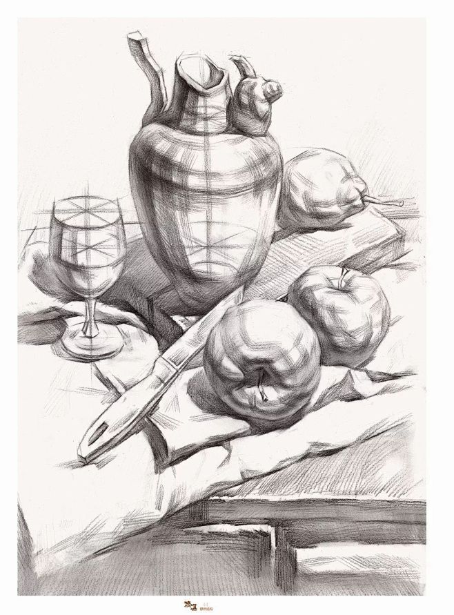 铅笔画 静物