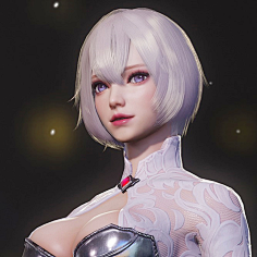 喵星人采集到头像-【欧式】游戏捏脸素材参考  采集 artstation