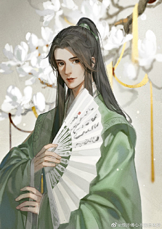 底图古风男陌上人如玉公子世无双