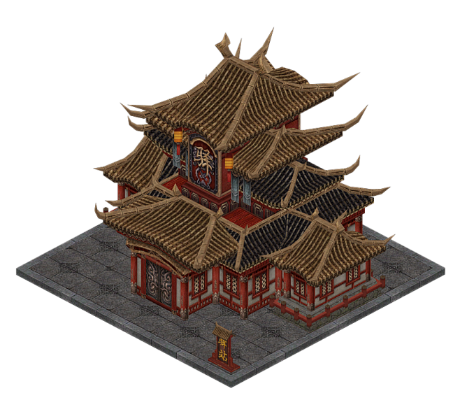 古风建筑-花瓣网|陪你做生活的设计师 | 景 2d素材