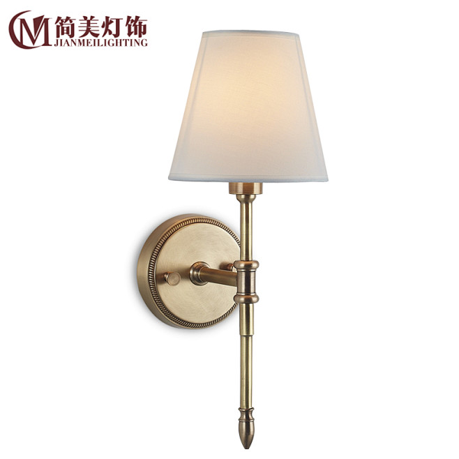 出口热销hh美式简约纯铜灯欧式现代壁灯床头全铜美家简美灯饰淘宝网