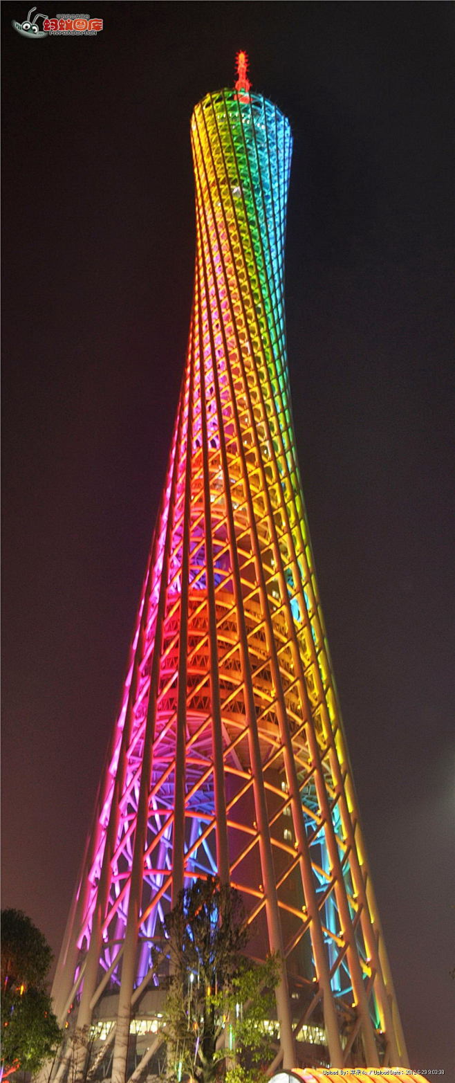 城市-花瓣网|陪你做生活的设计师 | 广州塔夜景图片