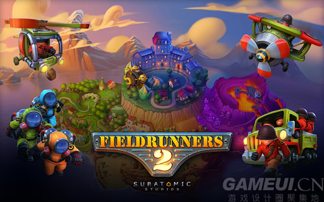 Fieldrunners 坚守阵地-炮塔防守类手游-界面截