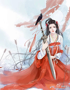 插画武girl玄幻武侠女