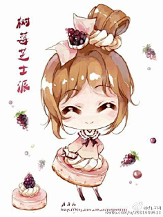 q版-花瓣网|陪你做生活的设计师 | 发,食物拟人.