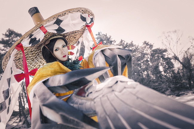 微相册 略懂ps的胡先森采集到cosplay 阴阳师手游 姑获鸟 cosplay