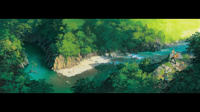插画一一日本动漫风格场景