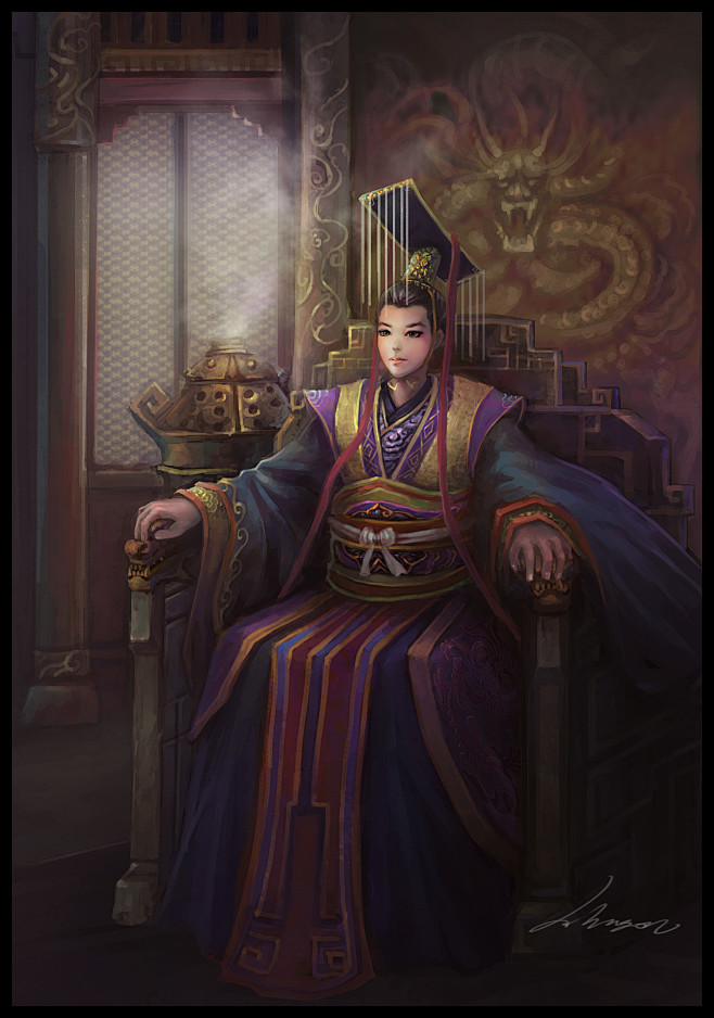 原画人采集于2013-08-31 17:47:57汉献帝涂鸦练习原画人同采自www.