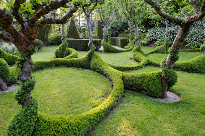 景观绿篱植物设计图集下载绿墙模纹花坛法式园林花园植物树木修剪迷宫