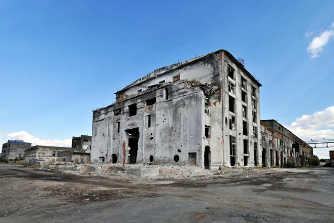 超高清废墟建筑素材