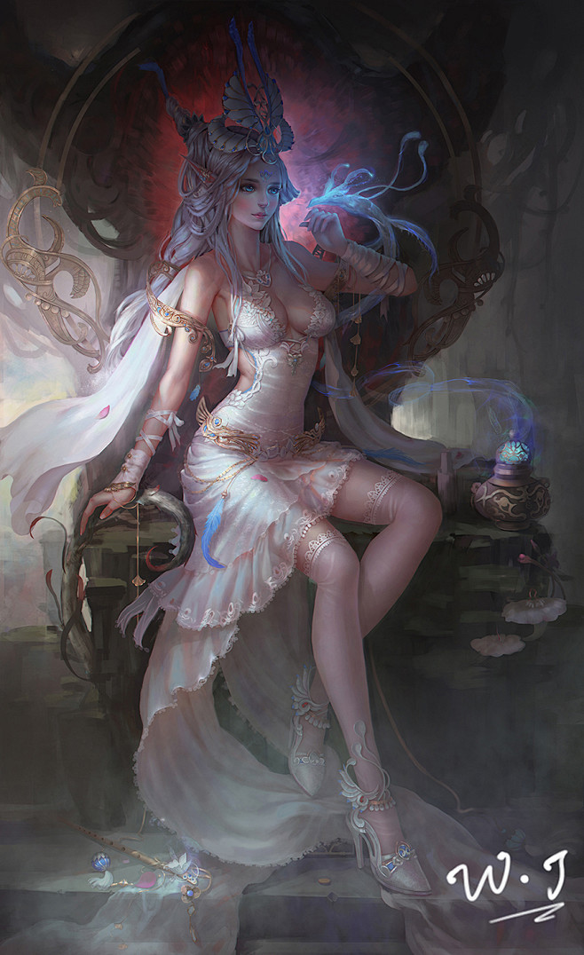 com oo洋咩咩o采集到原画-欧美魔幻  采集 cgartt.