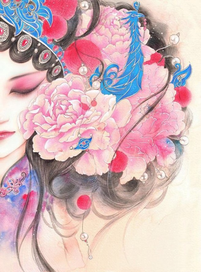 奂嬅采集到古风画.