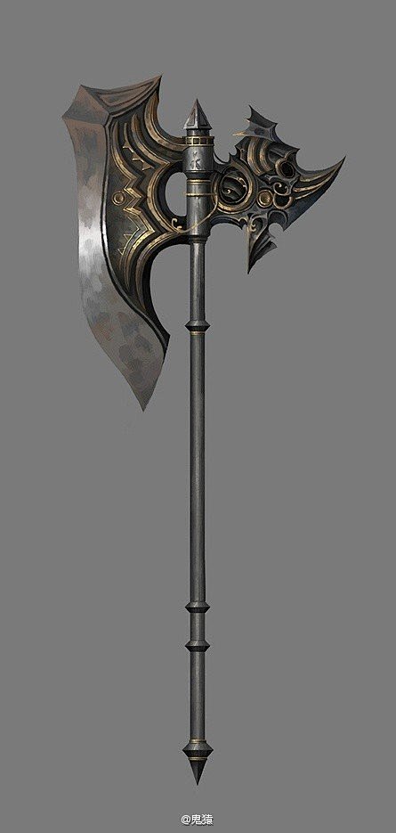 3d手绘-武器