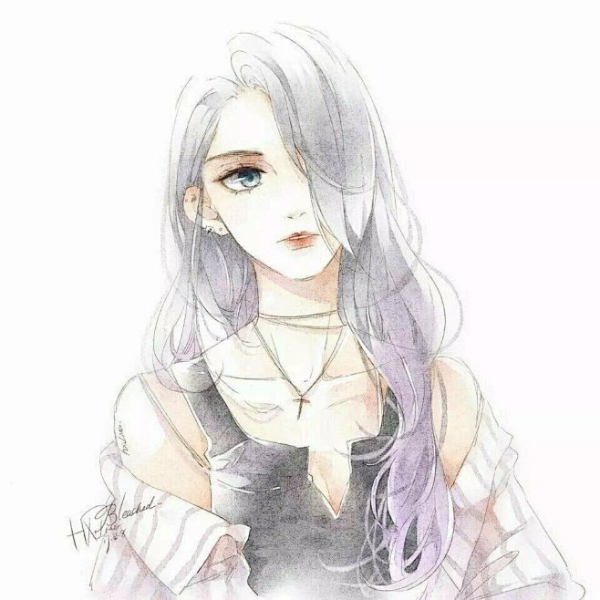 御姐高冷动漫闺蜜女头