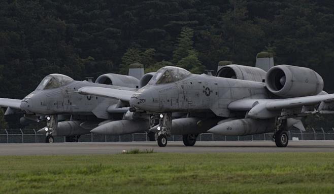 只为躲台风:美军A-10攻击机群突然进驻韩国 : 