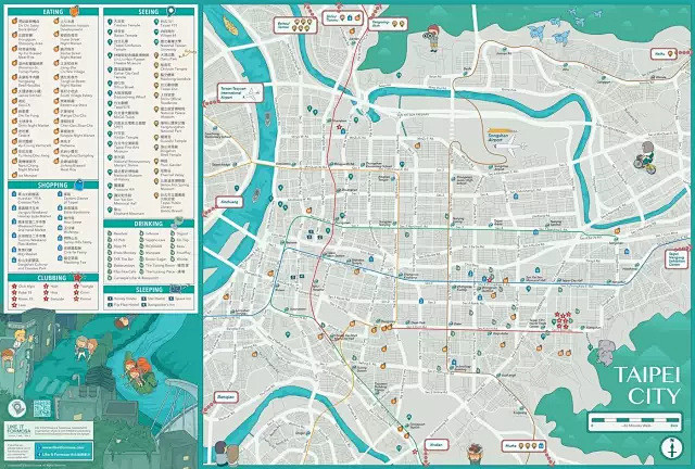 台北旅游地图比赛】TaipeiMap|你需要国际设计设计类包装图片