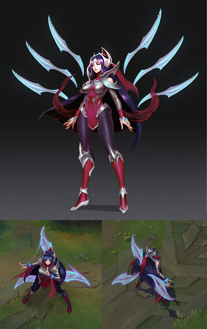 刀锋舞者 艾瑞莉娅(角色设计图)--美国洛杉矶 拳