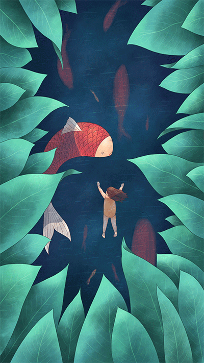 cn 二十四节气gif动图|插画|插画习作|李那那 - 原创作品 - 站酷