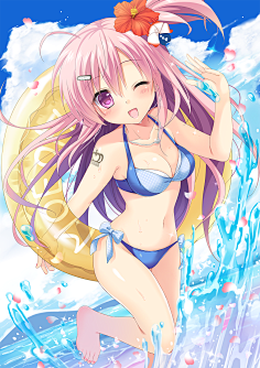 泳装少女
