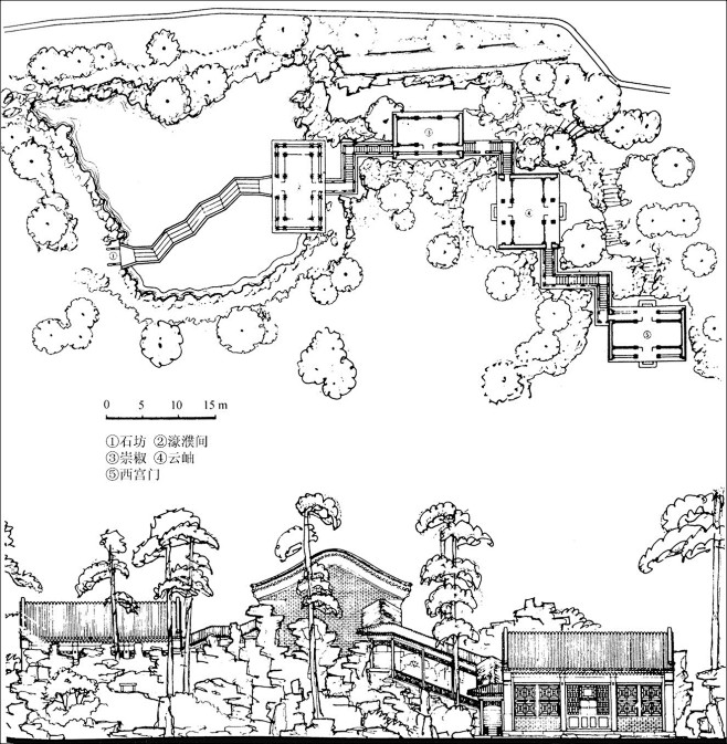 拙政园平面图