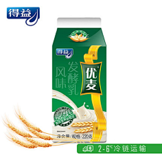 com【得益】优麦风味发酵乳220g 低温营养酸牛奶巴氏鲜奶冷藏运输-t