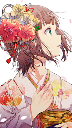 和服动漫女生
