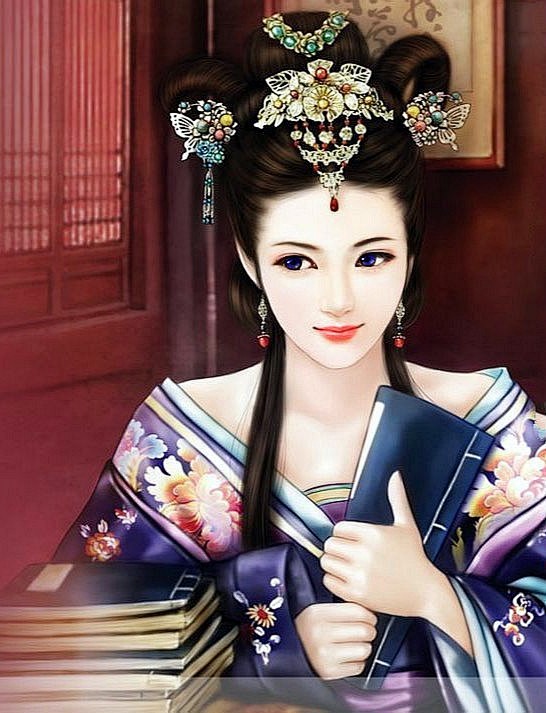 baidu.com 【古色清逸】【贴图】手绘古装美人图