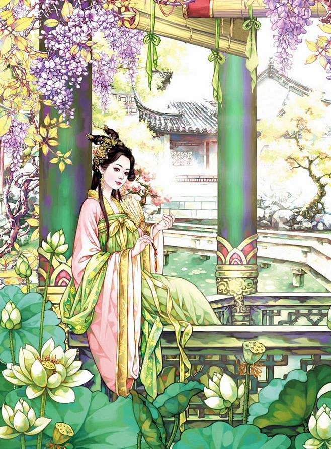 书亦飞手绘古装美人