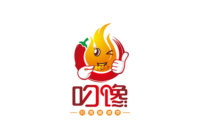 内蒙古叨馋麻辣烫餐馆logo