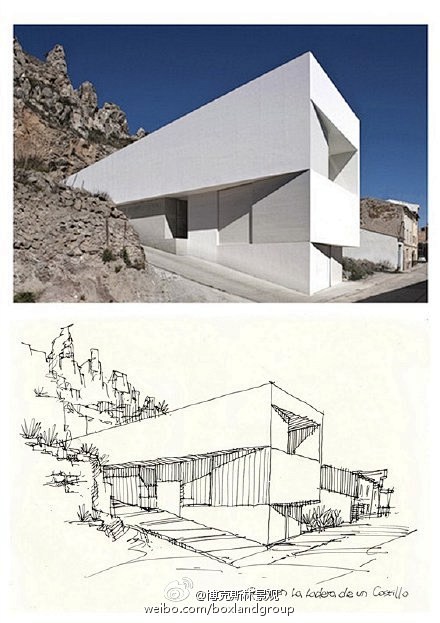 景观建筑-手绘图