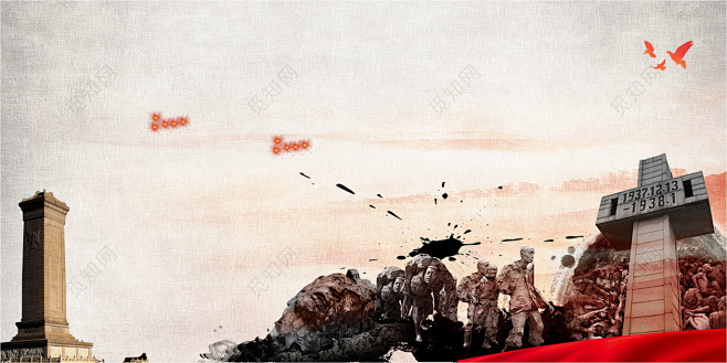 国家公祭日(附源文件)-花瓣网|陪你做生活的设计师 | 材免费下载_背景