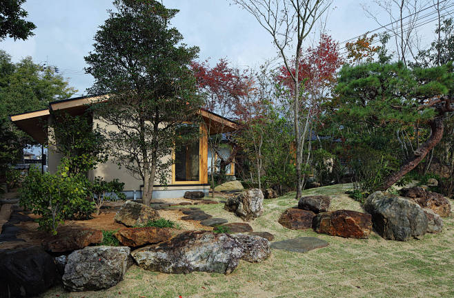 日式景观枯山水庭院