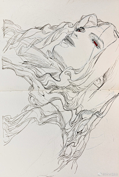 线稿练习-花瓣网|陪你做生活的设计师 | 美漫插画线稿