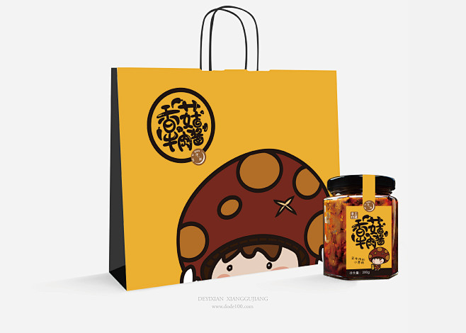 佐餐香菇酱品牌包装设计餐饮品牌设计东德设计济南设计平面设计