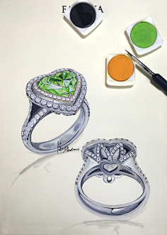 m戒指和戒指的手绘-花瓣网|陪你做生活的设计师