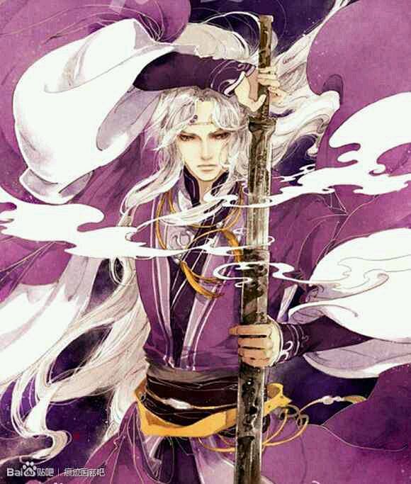 古图专帖人物系列白发男女子古风图片吧百度贴吧