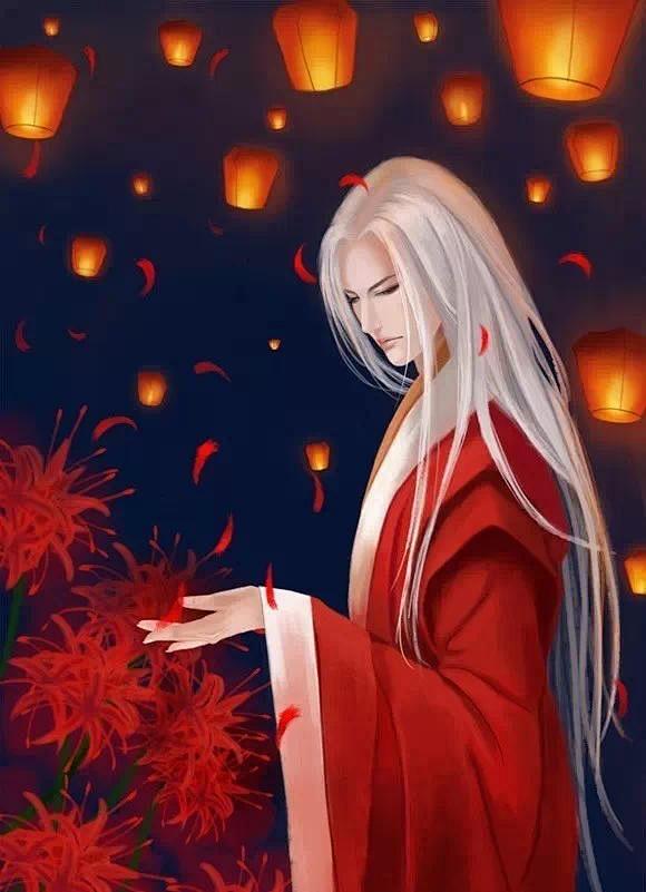古风美男,古装插画