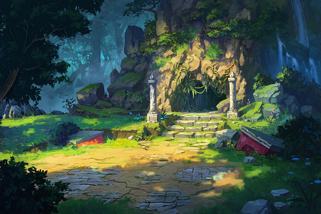 私数人采集到cg场景