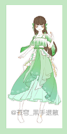 动漫女服装(古风)