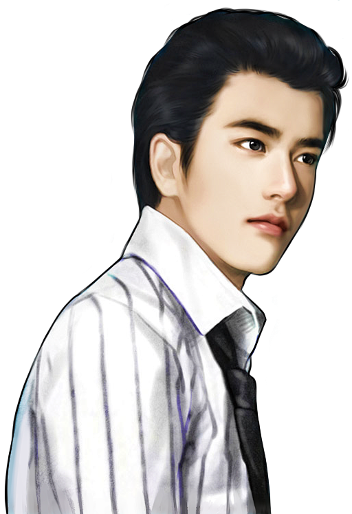 现代男生立绘
