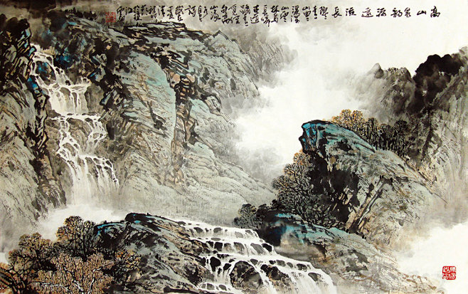 n2fpywgl采集到施云翔【山水】 160215145840_696施云翔山水画