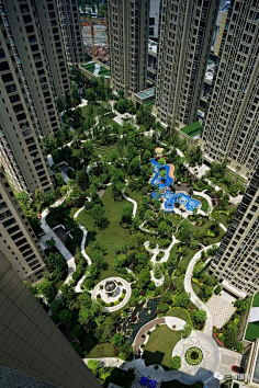 居住区意向图 住宅鸟瞰