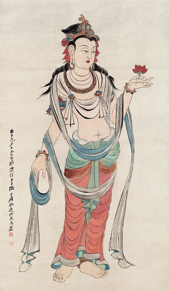 cn 敦煌壁画|插画|插画习作|绘山海 临摹作品 站酷(zcool 1 不