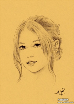 最新复古感素描人物头像