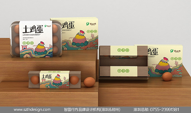 农产品包装设计 土鸡蛋包装设计 特产包装设计