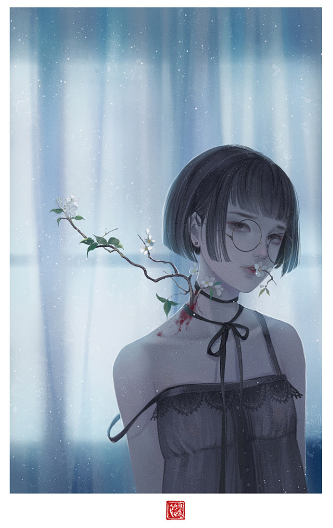 恐怖悬疑插画