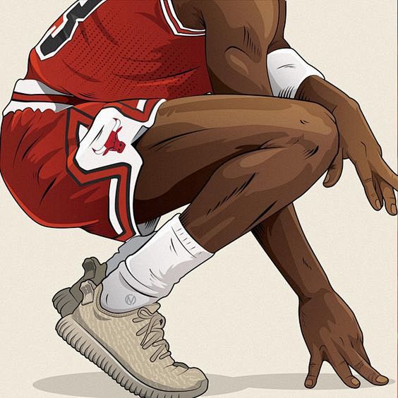 michaeljordanxyeezyillustration
