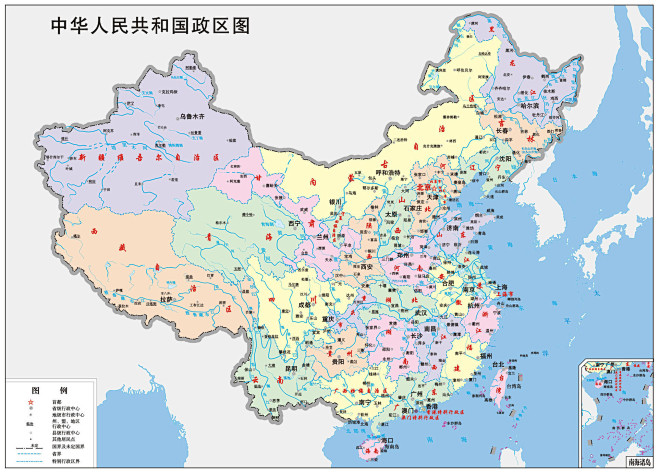com 中国地图全图高清版chinamap矢量地图中国地图全图政区矢量图矢量
