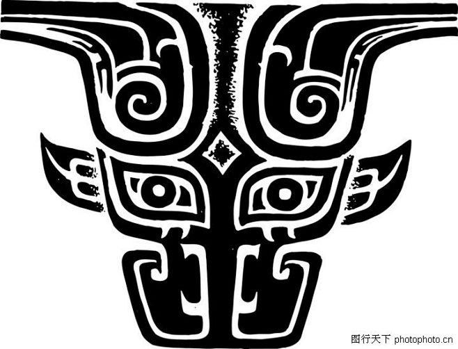 商周时代中国古图案商周时代1254