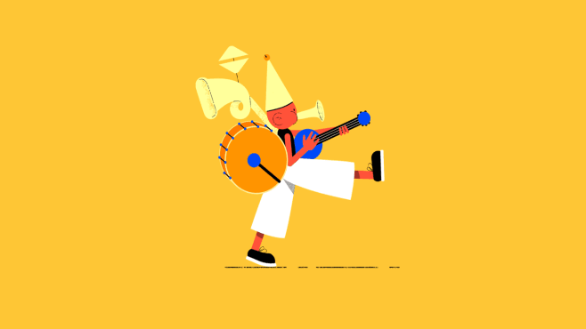 ui设计师—七间采集到插画-gif